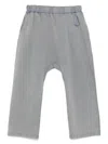 Douuod Logo-patch Track Pants In Grey