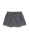 Douuod Black Shorts For Boy With Logo In Grey