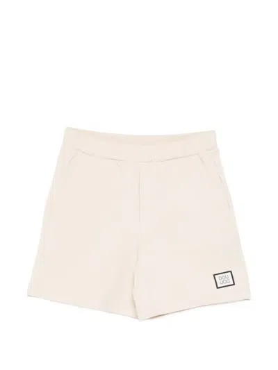 Douuod Kids' Logo-patch Shorts In White