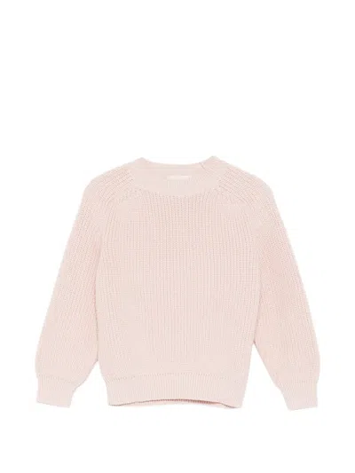 Douuod Kids' Logo-patch Sweater In Pink