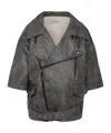 Douuod Long Sleeve Jacket In Black
