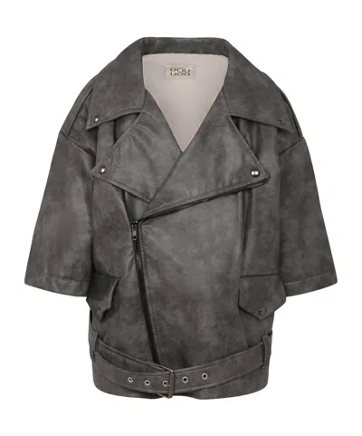 Douuod Long Sleeve Jacket In Black