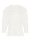 Douuod Long-sleeve Sweater In White