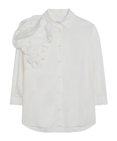 Douuod Long-sleeved Shirt In Ivory