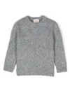 Douuod Knitted Sweater In Gray