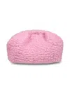 Douuod Metallic-threading Clutch Bag In Pink