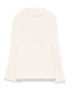 Douuod Mock-neck Sweater In 中性色