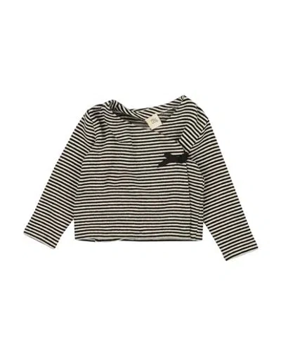 Douuod Babies'  Newborn Girl Cardigan Black Size 3 Cotton, Acrylic, Elastane