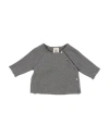 Douuod Newborn Girl Cardigan Grey Size 3 Cotton, Acrylic, Synthetic Fibers, Viscose, Elastane In Grey