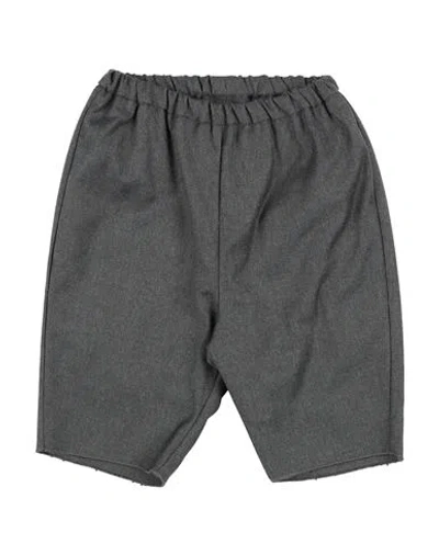 Douuod Babies'  Newborn Girl Pants Lead Size 3 Polyester, Viscose, Elastane In Black