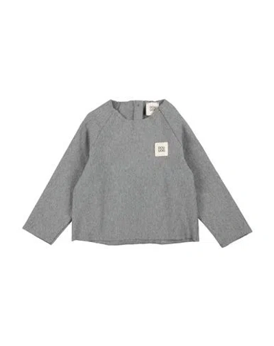 Douuod Babies'  Newborn Girl Sweatshirt Grey Size 3 Cotton, Elastane