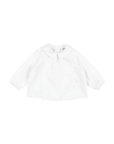 Douuod Babies'  Newborn Girl Top White Size 3 Cotton