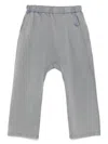 Douuod Logo-patch Track Pants In Gray