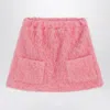 Douuod Pink Wool-blend Senna Skirt In Pink