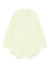 Douuod Pinstripe Shirt In Green