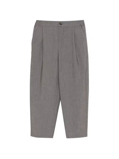 Douuod Kids' Pleated Trousers In Blue