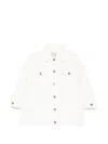 Douuod Pocket Button Jacket In White