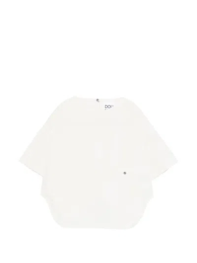 Douuod Kids' Pocket Short-sleeve Top In Neutral