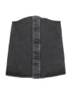 Douuod Denim Top In Grey