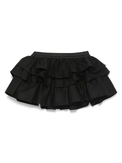 Douuod Kids' Ruffled Skirt In Black
