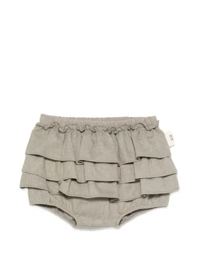Douuod Babies' Ruffled Tiered Bloomers In Gray