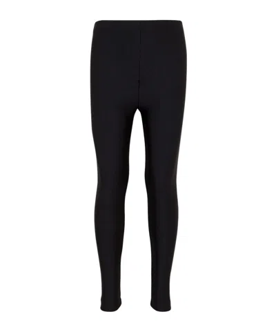 Douuod Satin Leggings In Black