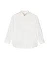 Douuod Seersucker Long-sleeve Shirt In White