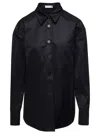 Douuod Black Long-sleeve Shirt With Tonal Buttons In Black