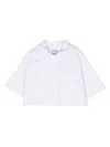 Douuod Short-sleeve Cotton Shirt In White