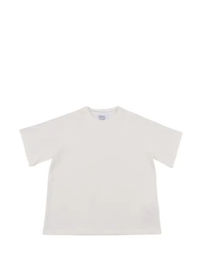 Douuod Kids' Short-sleeved T-shirt In White