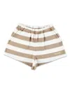 Douuod Shorts Stripes In Cream