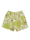 DOUUOD SHORTS WITH YELLOW FLOWERS