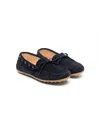 Douuod Slip-on Suede Loafers In Blue