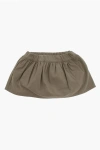Douuod Stretch Cotton Skirt With Elastic Waistband