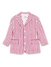 Douuod Striped Blazer In White