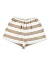 Douuod Shorts Stripes In Neutrals