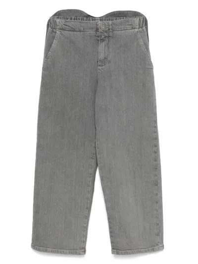 Douuod Kids' Tapered Jeans In Grey