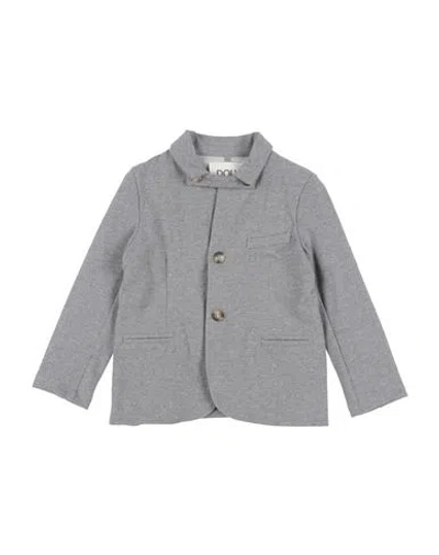 Douuod Babies'  Toddler Boy Blazer Grey Size 6 Cotton, Elastane In Gray