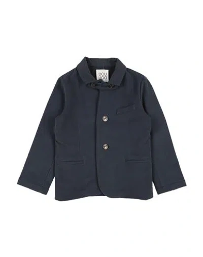 Douuod Babies'  Toddler Boy Blazer Midnight Blue Size 4 Cotton, Elastane