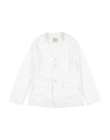 Douuod Toddler Boy Blazer White Size 6 Cotton In White