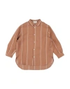 Douuod Babies'  Toddler Boy Shirt Brown Size 6 Viscose, Polyester