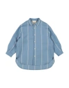Douuod Toddler Boy Shirt Light Blue Size 4 Viscose, Polyester In Blue