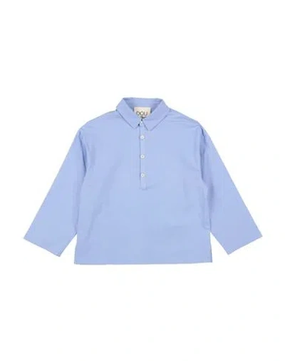 Douuod Babies'  Toddler Boy Shirt Light Blue Size 6 Cotton, Elastane