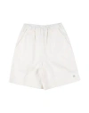 Douuod Toddler Boy Shorts & Bermuda Shorts Ivory Size 6 Cotton, Elastane In White