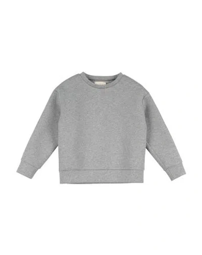 Douuod Babies'  Toddler Boy Sweatshirt Light Grey Size 6 Cotton, Polyurethane In Gray