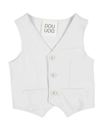 Douuod Kids'  Toddler Boy Tailored Vest Off White Size 6 Cotton, Elastane