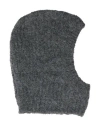 Douuod Toddler Girl Hat Charcoal Size 4 Acrylic, Wool, Polyamide, Alpaca Wool, Elastane In Grey