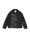 Douuod Toddler Girl Jacket Black Size 6 Wool, Polyester, Acrylic