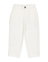 Douuod Toddler Girl Pants Ivory Size 4 Viscose, Elastane In White