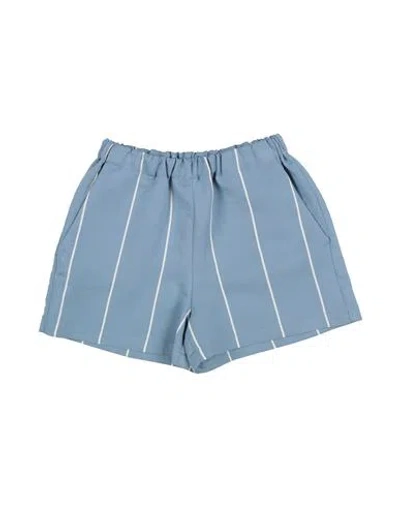 Douuod Babies'  Toddler Girl Shorts & Bermuda Shorts Pastel Blue Size 7 Viscose, Polyester